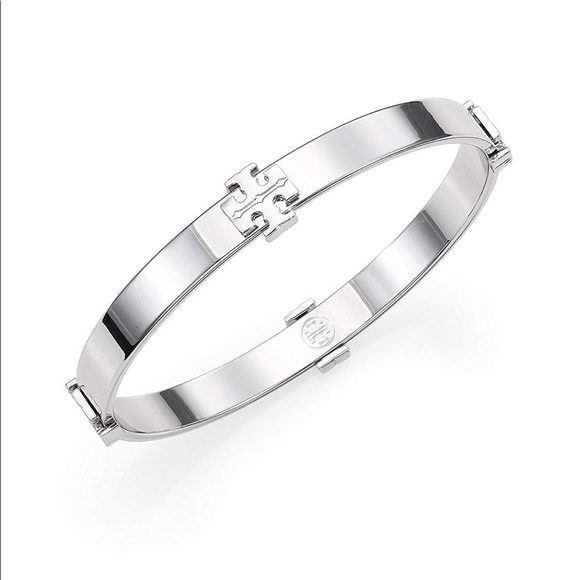 Tory Burch Silver Bangle - Picture 1 of 3